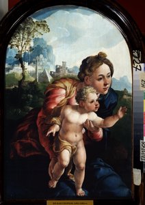 Jungfrau und Kind, 1530 von Jan van Scorel