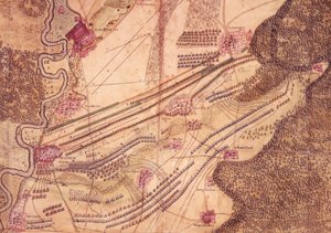 Plan der Schlacht von Blenheim, c.1705 von Jan van Vianen
