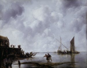 Fischerboote in ruhigem Wasser
