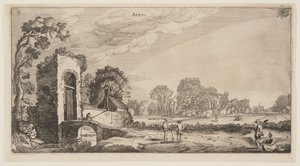 April, aus Die zwölf Monate des Jahres von Jan van de Velde II