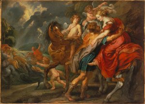 Dido und Aeneas von Jan van den Hoecke