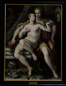Eitelkeit, Mäßigung und Tod von Jan van der (1523 1605) Straet
