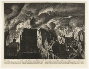 Das Löschen des großen Brandes an der Elandsgracht, 1679