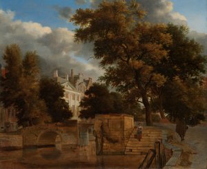 Die Steinbrücke von Jan van der Heyden