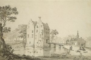 Schloss Zuylenburgh (Slot Zuylen) von Jan van der Heyden