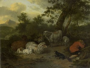 Der schlafende Hirte