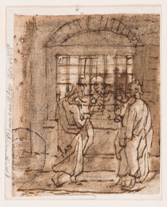 St. Peter im Gefängnis von Jan van der Straet, called Stradanus