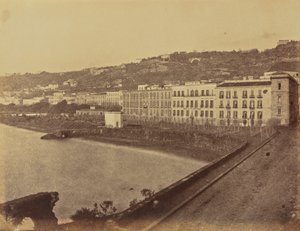 Neapel, von unserem Fenster im Hotel des Etrangers von Jane Martha St. John
