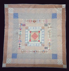 Patchwork-Quilt, ca. 1860 von Jane Pizar