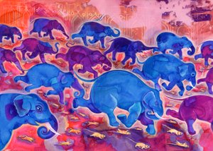 Elefanten von Jane Tattersfield
