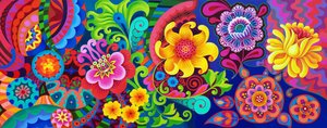 Blumenmuster von Jane Tattersfield