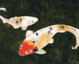 Koi-Fische im Conservatory of Flowers in San Francisco, ca. 2024 von Janel Bragg
