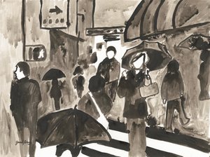 Manhattan Abstrakt II von Janel Bragg