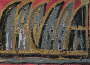 Brennendes Haus, 2013 von Janet McKenzie