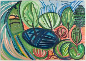 Wormiston Wood, Sommer, 2007 von Janet McKenzie