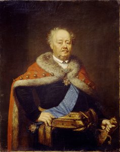 Porträt von Graf Franciszek Ksawery Branicki 1730-1819, 1818 von Janos Rombauer