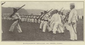 Matrosen üben an Land von Japanese Photographer