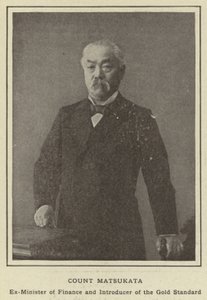 Graf Matsukata, Ex-Finanzminister und Einführer des Goldstandards von Japanese Photographer