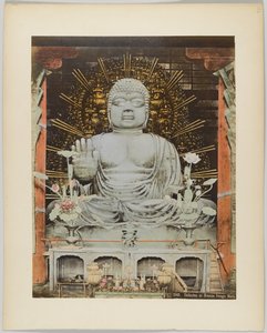 Daibutsu oder Bronzestatue, Nara, Japan von Japanese Photographer