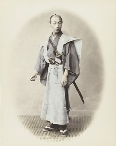 Japanischer Mann mit Schwert