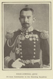 Konteradmiral Jjuiu, Divisionskommandeur in der stehenden Flotte von Japanese Photographer