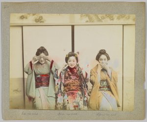 Nichts Böses sehen, nichts Böses hören, nichts Böses sagen von Japanese Photographer