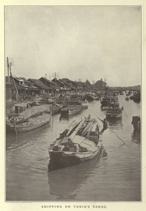 Schifffahrt auf Tokios Kanal
