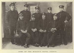 Einige der Marinekadetten des Mikado von Japanese Photographer