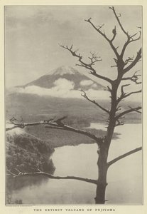 Der erloschene Vulkan Fujiyama