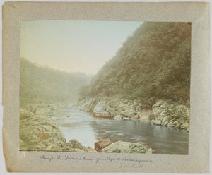 Durch den Katsura-Gawa, von Hozu nach Arashiyama, bei Kyoto, Japan von Japanese Photographer