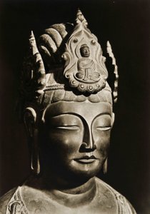 Yumechigai Kannon aus der frühen Nara-Periode, Horyuji, Nara, Japan von Japanese Photographer