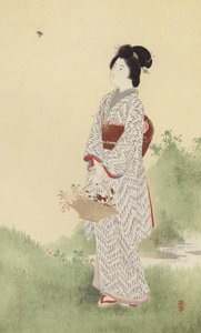 Ein japanisches Mädchen von Japanese School