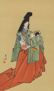 Eine Shirabyoshi in der Zeit der Kamakura-Regierung von Japanese School