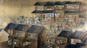 Edo bei Nacht von Japanese School