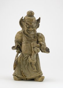 Figur von Shoki, dem Dämonenbezwinger, Tokio, Edo-Zeit
