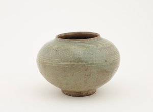 Krug mit gestempelter und Schlicker-Einlage Dekoration, 1610-1630