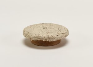 Deckel für den Mund eines Teeblatt-Aufbewahrungsglases, spätes 19. bis frühes 20. Jahrhundert von Japanese School