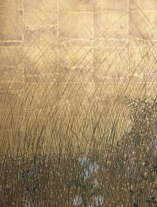 Mond in der Musashi-Ebene von Japanese School