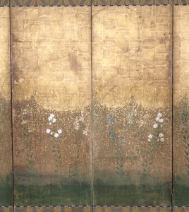 Mond in der Musashi-Ebene von Japanese School