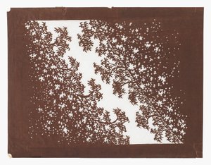 Papierstencil (Katagami), spätes 19. Jahrhundert