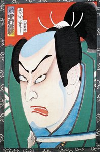 Porträt eines Schauspielers von Japanese School