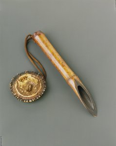 Reistester (kome sashi), spätes 18. Jahrhundert (Bambus und Knochen)