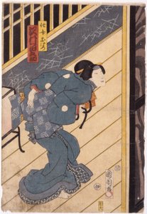 Sawamura Tanosuke III als Diener Ohatsu