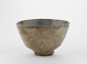 Teeschale in Form einer koreanischen Ido-Teeschale, Yamaguchi Präfektur, Edo-Periode, 18.-19. Jahrhundert von Japanese School