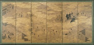 Die Geschichte von Genji, spätes 17. - frühes 18. Jahrhundert von Japanese School