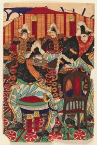 Drei Blätter eines Triptychons, 1868-1912