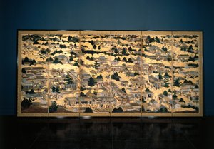 Ansichten in und um Kyoto, Edo-Periode, ca. 1616-24 von Japanese School
