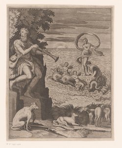 Triumph der Venus mit Polyphemus am Ufer von Jaspar de Isaac