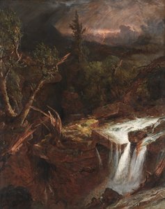 Die Nelke - Eine Sturmszene in den Catskill Mountains von Jasper F. Cropsey