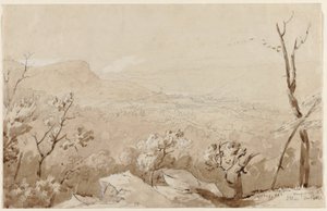 Ein Blick vom Bald Mountain, Orange County, N. Y. von Jasper Francis Cropsey